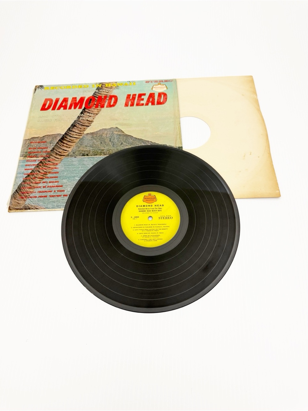 Vintage Mahalo Diamond Head Hawaiian Music from Films Vinyl Record LP